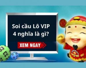 Soi cầu Lô VIP 4 nghĩa là gì?